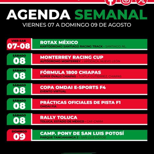 Agenda semanal FEMADAC