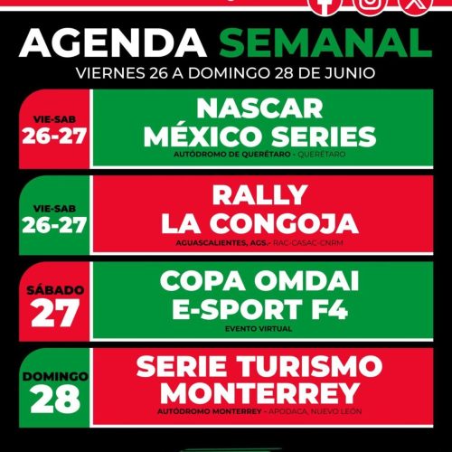 Agenda semanal FEMADAC