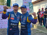 PODIO PARA PANCHO NAME Y ARMANDO ZAPATA EN RC4 EN EL 58 RALLY MONTAÑAS